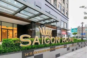 Cho thuê căn hộ saigon royal – 2pn, căn góc yên tĩnh - 3 phút qua quận 1