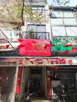 Cho thuê nhà mặt phố thịnh yên kd hàng ăn, cơm, phở 52m2 x 5 tầng, 22 triệu