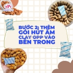 Chống ẩm 3 bước cực dễ dàng với gói hút ẩm clay opp thịnh phong