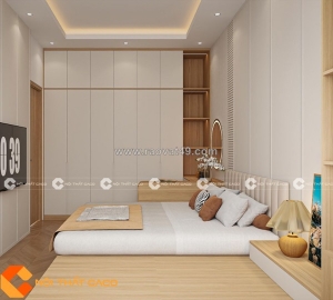 Combo phòng ngủ gỗ công nghiệp thiết kế độc đáo sang trọng