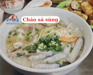 Công dụng của cháo sá sùng tươi đối với sức khỏe