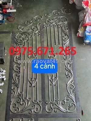 Cổng sắt mỹ thuật cao cấp sang trọng đẳng cấp