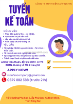 Công ty tnhh điện cơ vinafan tuyển dụng kế toán