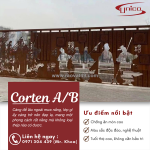 Corten a/b – vẻ đẹp được tạo nên từ thời gian