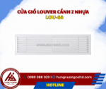 Cửa gió louver cánh z nhựa lou-88