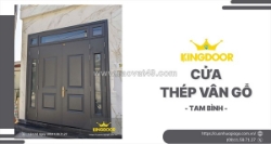 Cửa thép vân gỗ tại tam bình | sang trọng, bền bỉ & giá tốt