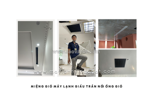 Cung cấp miệng gió nan bầu dục/miệng gió linear cho công trình lắp đặt điều hòa giấu trần