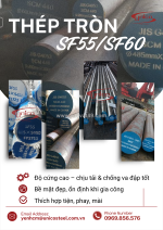 Cung cấp thép sf55 – sf60 tròn đặc giá tốt | giao nhanh toàn quốc