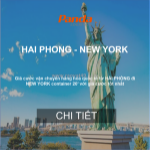 Cước tàu biển từ hải phòng đến new york, mỹ