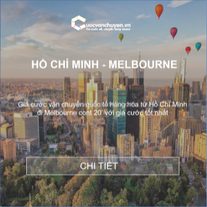 Cước vận chuyển từ hồ chí minh đi melbourne, úc