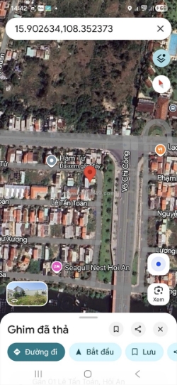 Đất 2 mặt tiền đường hàm tử - view biển an bàng