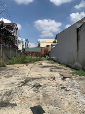 Đất bán nằm vị trí lô góc 2 mặt tiền đường 300m2 đường phan văn hớn quận 12