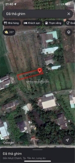 Đất chính chủ - mặt tiền đường đt 832 xã nhựt chánh , huyện bến lức, long an