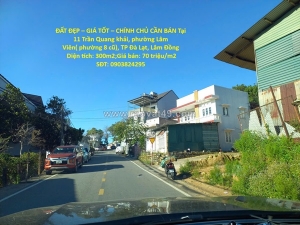 Đất đẹp – giá tốt – chính chủ cần bán tại 11 trần quang khải, phường lâm viên(