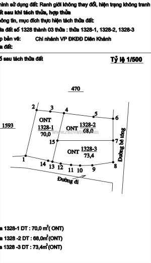 Đất full thổ cư đường ô tô thông, diên toàn, diên khánh (a).