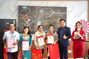 Đất nền 108m2 sổ hồng riêng chỉ 1,9 tỷ cửa ngõ khu hành chính agora city. sơn