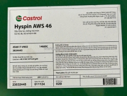 Dầu thủy lực castrol hyspin aws 46 chính hãng, giá tốt