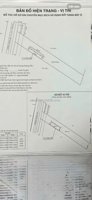 Đầu tư sinh lời – đất (14x103) thổ cư mặt tiền củ chi trung lập chỉ 6 tỏi