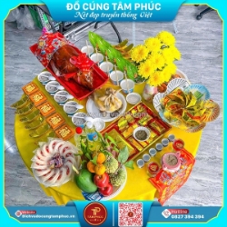 Dich vụ mâm cúng khai trương trọn gói - đồ cúng tâm phúc cần thơ