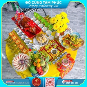 Dich vụ mâm cúng khai trương trọn gói - đồ cúng tâm phúc cần thơ