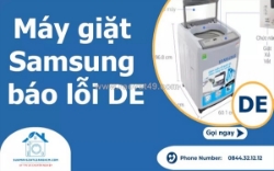 Dịch vụ sửa máy giặt samsung báo lỗi de uy tín, giá rẻ tại tp.hcm