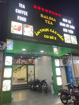 Do bận việc cá nhân, mình cần sang nhượng lại toàn bộ cửa hàng baliha tea – cơ