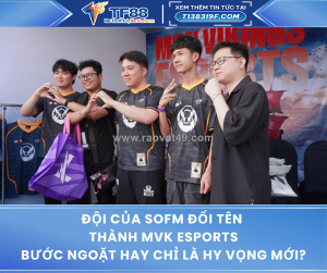 Đội của sofm đổi tên thành mvk esports: bước ngoặt hay chỉ là hy vọng mới?