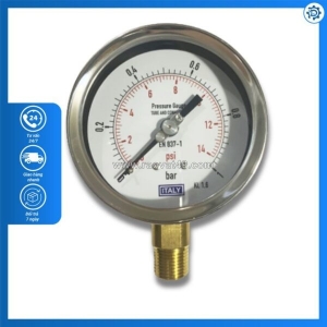 Đồng hồ áp suất 1bar chân đứng italy 100mm là gì? thiết bị đo áp lý tưởng cho hệ thống áp thấp – dantek phân phối