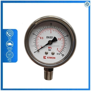 Đồng hồ áp suất kiwon p254 0-20bar_mpa giá tốt tại thái nguyên phân phối bởi dantek
