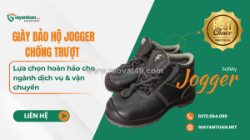 Giày bảo hộ jogger chống trượt – nhẫn chọn hoàn hảo cho ngành dịch vụ và vận chuyển, sử dụng lâu dài và tối ưu chi phí