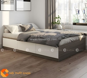 Giường ngủ gỗ công nghiệp có hộc kéo tiện lợi