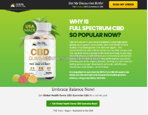 Global health farms cbd gummies usa: honest user