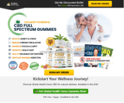 Global health farms cbd gummies usa review 2025: real calm