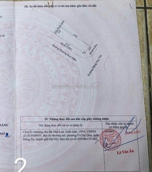 💥góc 2mt đường 7.5m đặng huy trứ & dương đức hiền - cách biển 150m