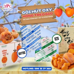 Gói hút oxy cho hồng treo gió – oxy thịnh phong