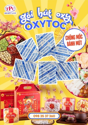 Gói hút oxy oxytoc: biện pháp chống mốc hiệu quả cho bánh mứt tết