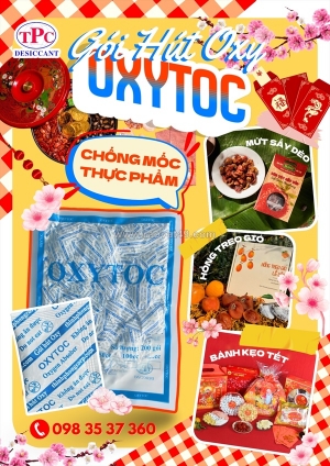 Gói hút oxy oxytoc: giải pháp chống mốc thực phẩm an toàn và hiệu quả