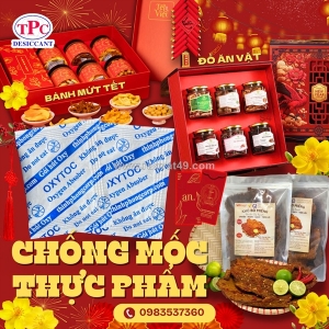 Gói hút oxy oxytoc – giải pháp chống mốc tối ưu cho thực phẩm đóng gói