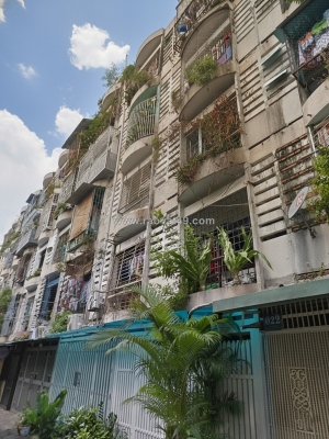 H54 💥 tầng trệt chung cư 1 tân sơn nhì tân bình, shr, vuông, hxh, 4x11m, 3.x