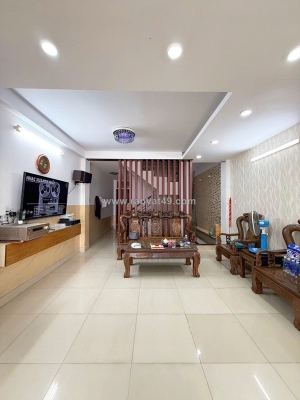 Hẻm nhựa xe hơi thông - khu vip bàu cát - đồng đen - 4 tầng btct - 78m2 (4.5m x