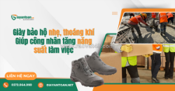 Iày bảo hộ nhẹ thoáng khí dành cho môi trường công nghiệp thời gian dài – trải nghiệm thực tế sau khi sử dụng