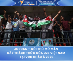 Jordan – đối thủ mở màn đầy thách thức của u23 việt nam tại vck châu á 2026