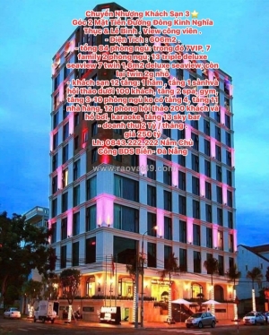 💥💥khách sạn sát hồ nghinh, 2 mặt tiền đường đông kinh nghĩa thục & lê bình