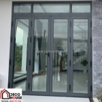 Lắp đặt cửa nhôm kính phòng khách sang trọng và tiết kiệm diện tích