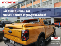 Lắp thùng xe bán tải chuyên nghiệp: giải pháp tối ưu cho xe bán tải của bạn