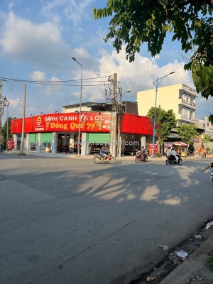 Lô góc 2 mặt tiền cực hiếm – lê lợi giao với nguyễn thị nuôi, thị trấn hóc môn