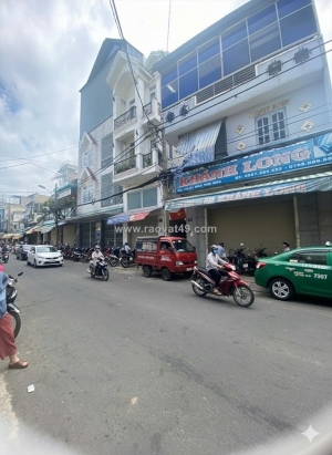 Lô góc mặt tiền chợ vải phú thọ hoà – kd siêu đỉnh – 3 tầng – 57m ngang 5.7 chỉ