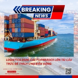 Logistics 2026: các forwarder lớn tái cấu trức để thích ứng biến động
