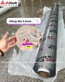 Màng dẻo pvc 0.3mm – độ dày lý tưởng, đa dụng, bền đẹp
