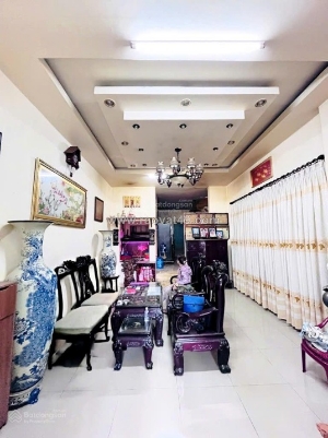 Mặt tiền đường số kdc bình hưng gần bến xe quận 8 - ô tô ngủ trong nhà , 6x16m